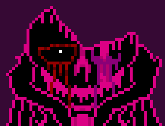 [0b8c3c] *he falls to the ground, melting more*