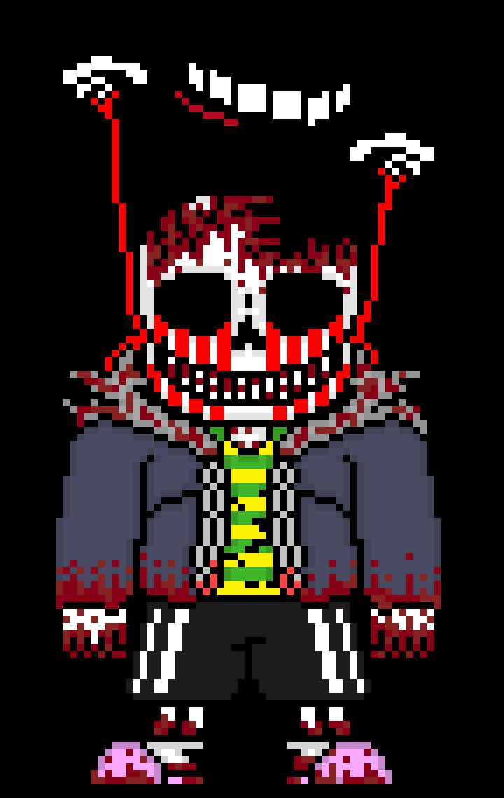 [e8cb42] *he grabs fear as if hes a piece of paper then slam dunks him onto the ground face first, making his nose bleed* heheeheheheh *you get the feeling that its the strings that are making him strong*