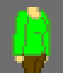 [6d74d1] Hiya everyone... I am trying to make a Chara sprite... But I can't make the head look good... Can somebody help me?
