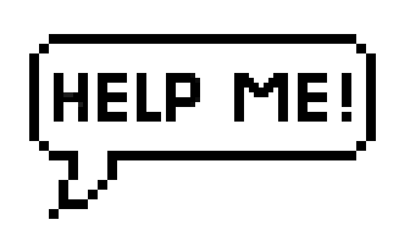 [7f1456] help pixel speech bubble