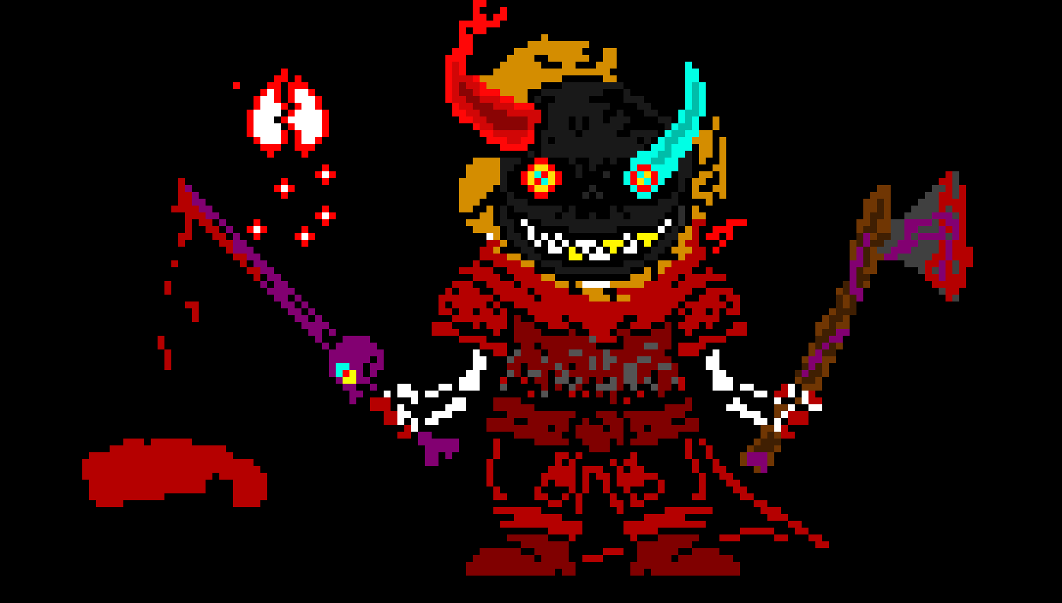 [c66b1a] DustDustTrustHorrorHorrorFell sans v3ツ