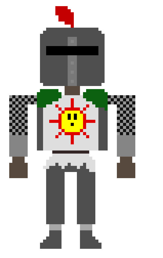 [de8c0d] Solaire: Wait.....*He gets on the platform* Whats your name again....