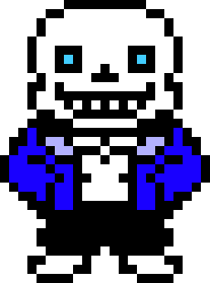 [9664c4] Blue eyes sans.