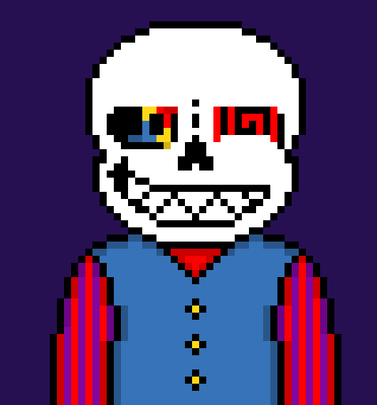 [0ae1f1] *after the dust clears it looks like Terror was killed* well, there you have it folks. not to worry, a more entertaining fight will begin shortly, and get that weird sans with chains out of my arena