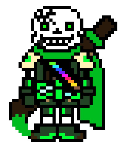 [077f6f] InkTerror Sans sprite over world
