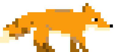 [b8d3c8] fox walking frame 1