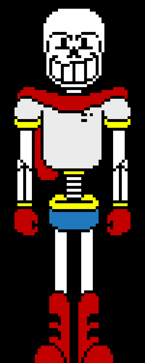 [c7b058] what do you two think about this papyrus sprite i made? i might change it a bit though