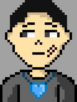 [90896a] *He shook his head.* I-it wasn't... my fault... I... I just looked away for a few seconds and... he... *He raised his hand to his head.* Oh god, I jinxed it...