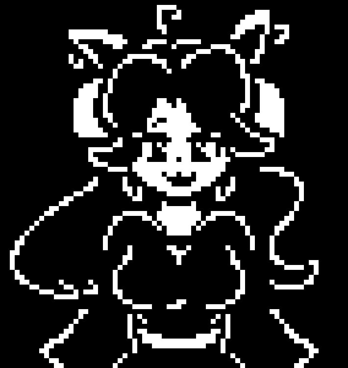 [332fa7] Temmie-*Temmie is sitting on a bench eating a BORGER*