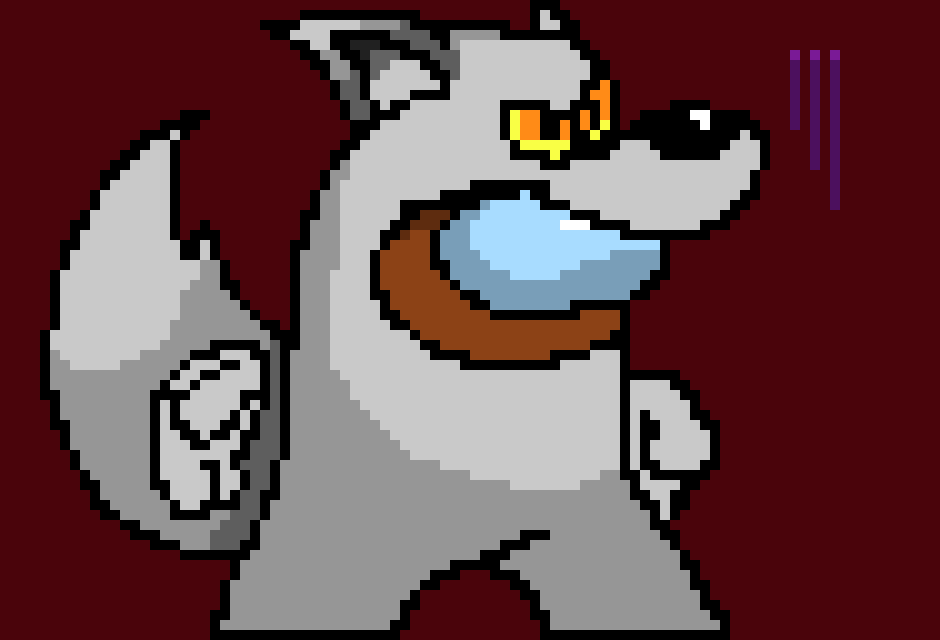 [8ce596] *puts on a wolf costume for better affects*-wolf god (used to be gray impster)