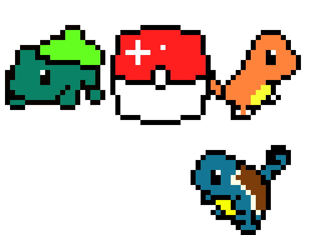 [9664c4] Pokemon starters! Generation 1