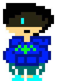 [7a0a81] *he turns the outline's souls blue.*