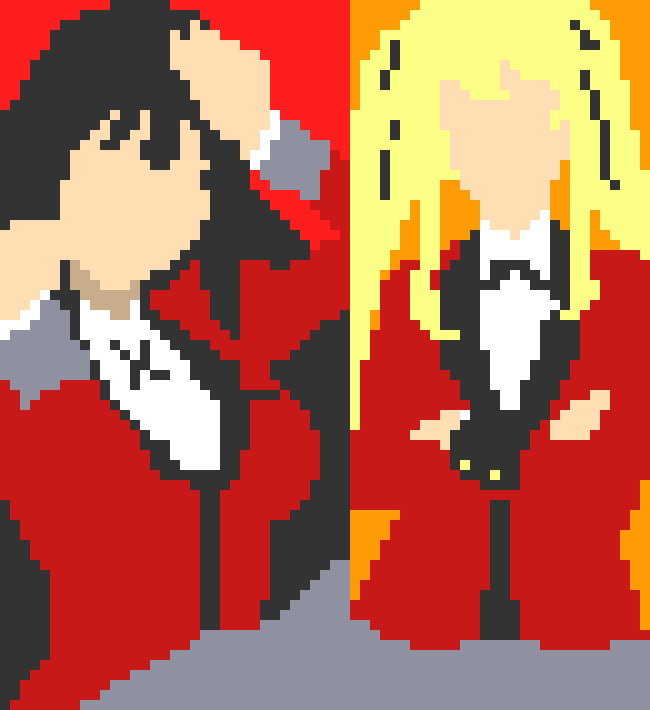 [6d6db1] Yumeko Jambai & Mary Saotome