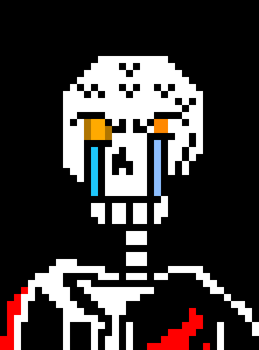 [2d73ea] Disbelief Papyrus: *Uses souls and summons a giant blaster, shooting infected*