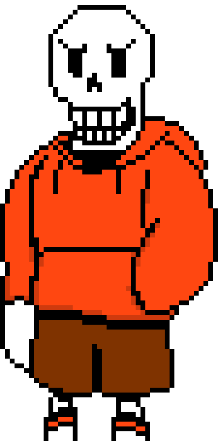 [d9e693] UnderSwap Papyrus Sprite (Last Stand phase 1)