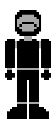 [25d002] Hrm....*He sits down, And look at his gun, Inspecting it*