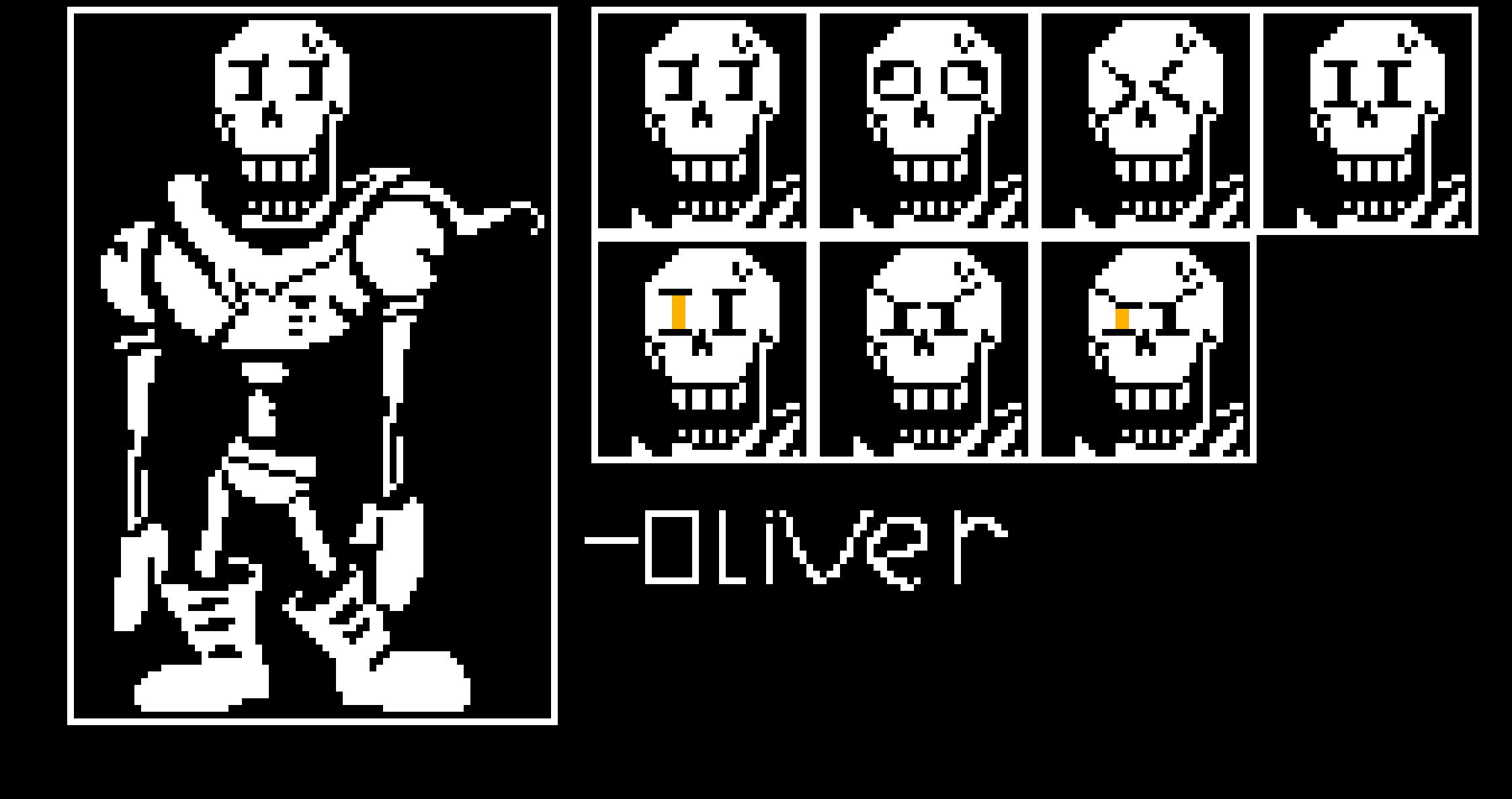 [d14112] Undertale: Last Charade Papyrus sprite