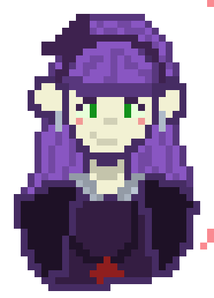 [d6f037] purple girl