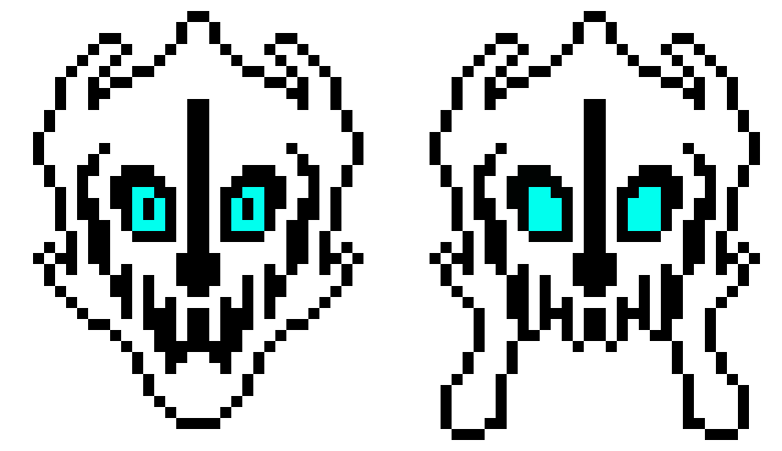 [4777b7] undertale mini gaster blaster