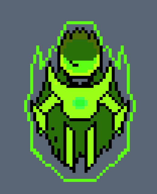 [390dcd] slime guy thing as the anime villan