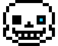[9664c4] Sans head w/ glowing eye