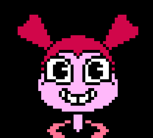 [baf04b] ~+She jumped onto the pillar to avoid and watched the fight, noticing Frisk+~ (Im changing it to this because its easy to remember)