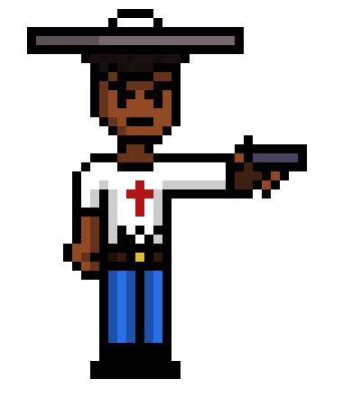 [8e9501] *Poofy shoots his entire magazine at the monster* Eat this!  *The bullets have poison, fire and other elemental effects on them*