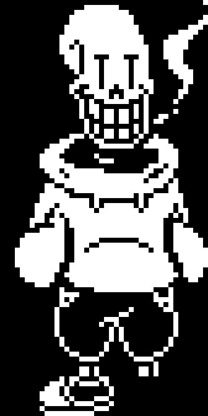 [e1bf09] Sans: oh, ok, anyway, ny thoughts on my papyrus sprite? (still gonna make the otehr shoe