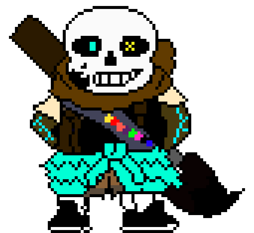 [293042] (Attacks the sans with red eyes)