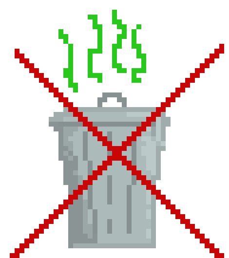 [cd8810] zero waste!