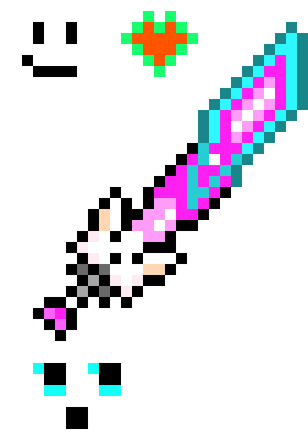 [f943f0] That's a mighty fine sword if i say so myself!