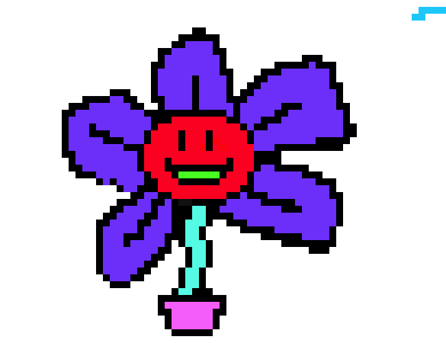 [9664c4] rainbow flower
