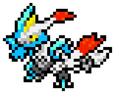 [ce32f6] White kyurem pixel art