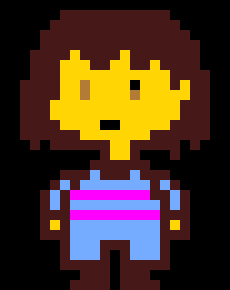 [df4002] (Frisk was confused, and then remembered napstablook, all while they walked closer to sans)