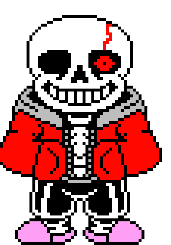 [ac28da] sorry kid  (throws blue in a spike pit -Megatale sans