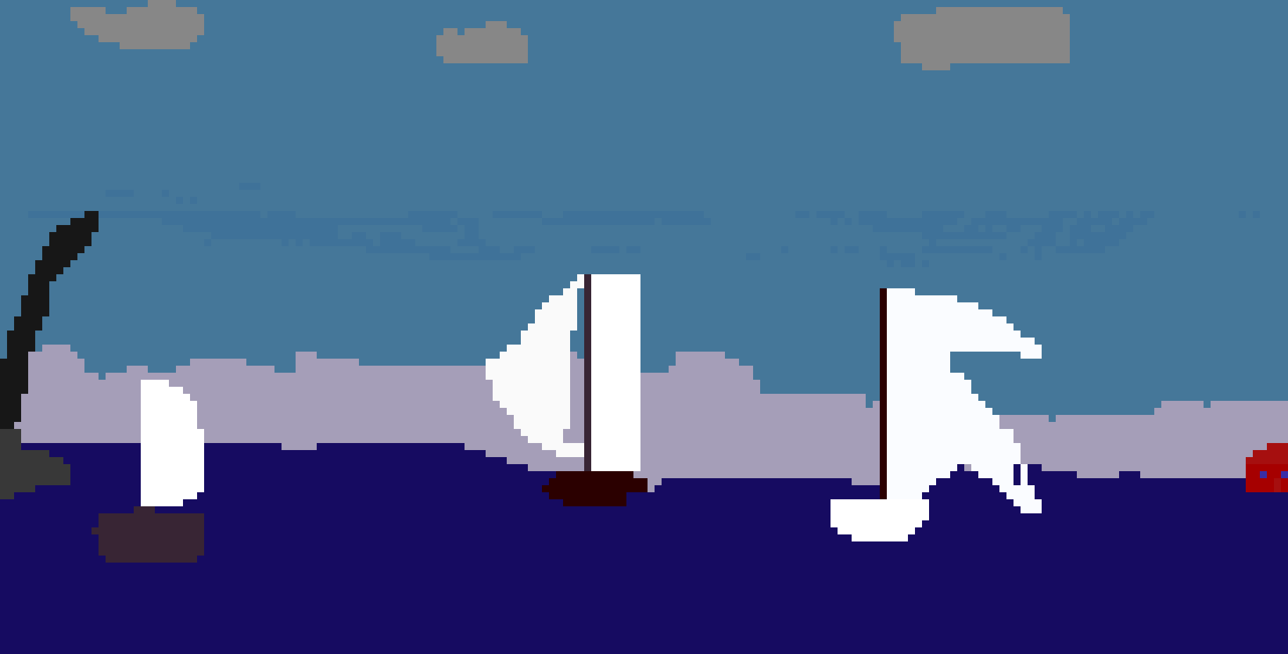 [4063eb] Finish first International race for the american cup-1870