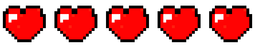 [9664c4] pixel hearts