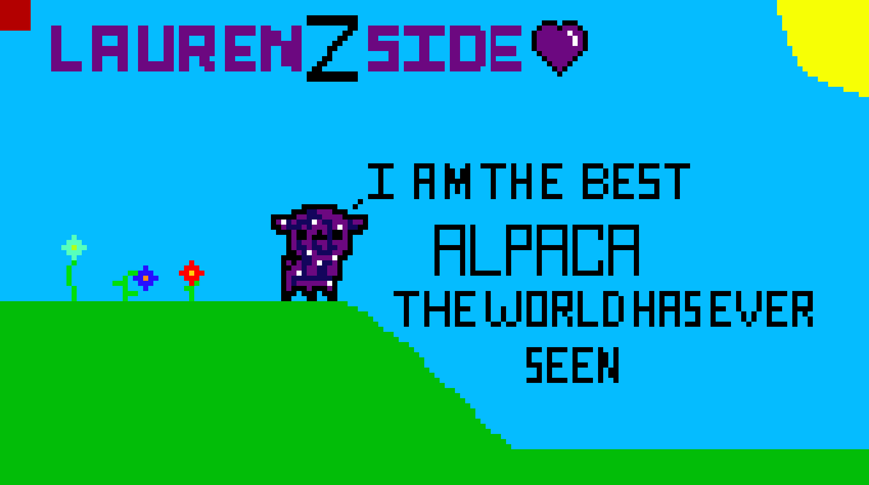 [9664c4] LaurenZside Alpaca World FanArt