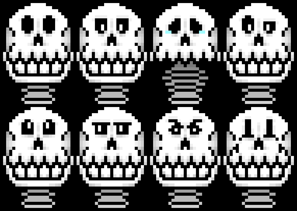[95be89] Realistic Papyrus Head Emotes | -Terrie