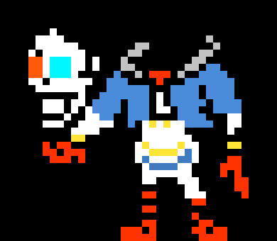 [af4498] Sans, Underswap Papyrus, TS!Underswap Papyrus And Disbelief Papyrus (deltarune style) [DESC]