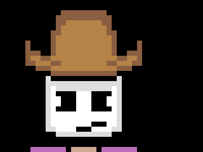 [4076f0] To late. -holding a bucket of candy- -Cleetus