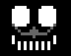 [05b0c1] His face glowing, He wears a gas mask. He is tall and slim, in a Scientist jacket, black shirt under with black pants and boots. Green stripes are across his arms and legs. (He doesn't have a name yet)