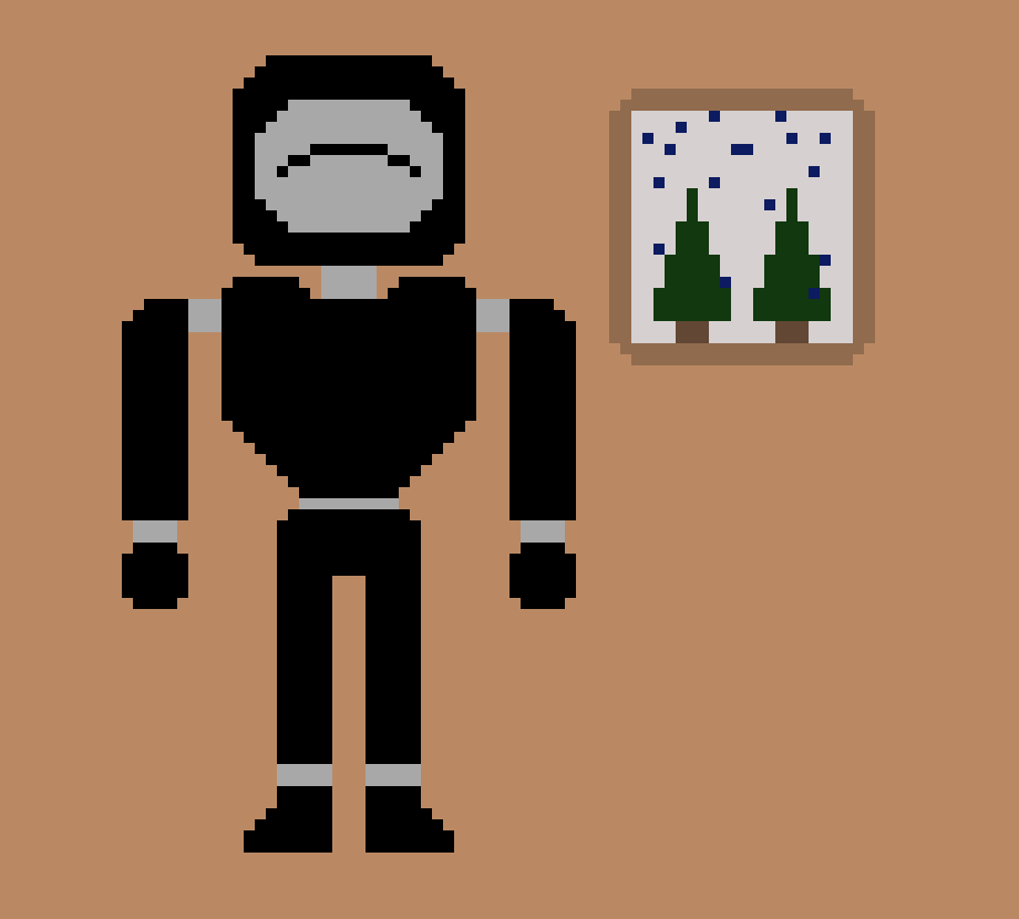 [25d002] *it starts raining and the must rolls in* ! *A shiver goes down his spine* You know what...Just to be safe....*He locks the tower door*