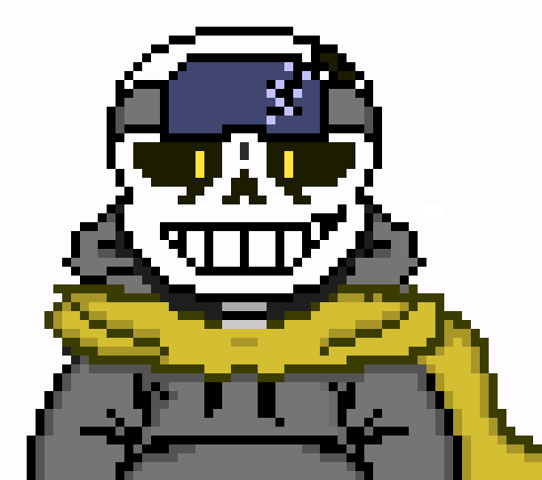 [0b51d0] -Meanwhile, Skeld is in his basement, working on something.-