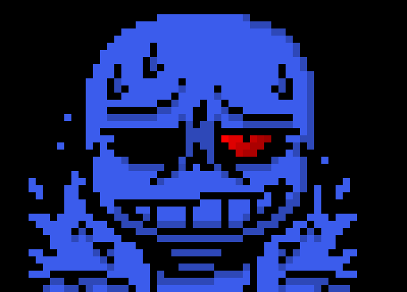 [000885] *hiding in the trees and sees Frisk and Sans in Snowdin forest*