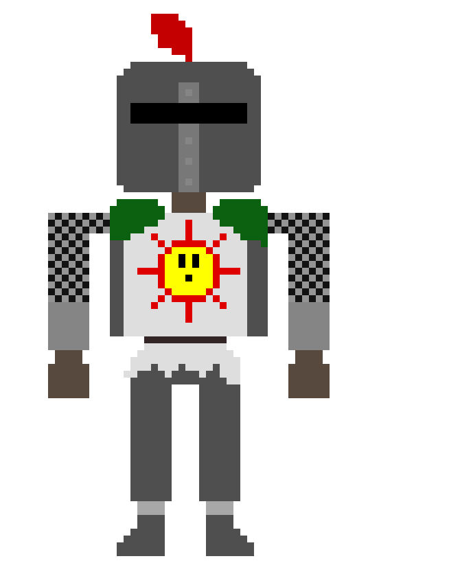 [de8c0d] Solaire: I Lost my sword so......*He Picks up a wrench* This will do....*He walks around*