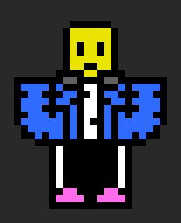 [8ae805] actually, i'm not sans i'm just a robloxian that has similar personallities and powers that sans has.