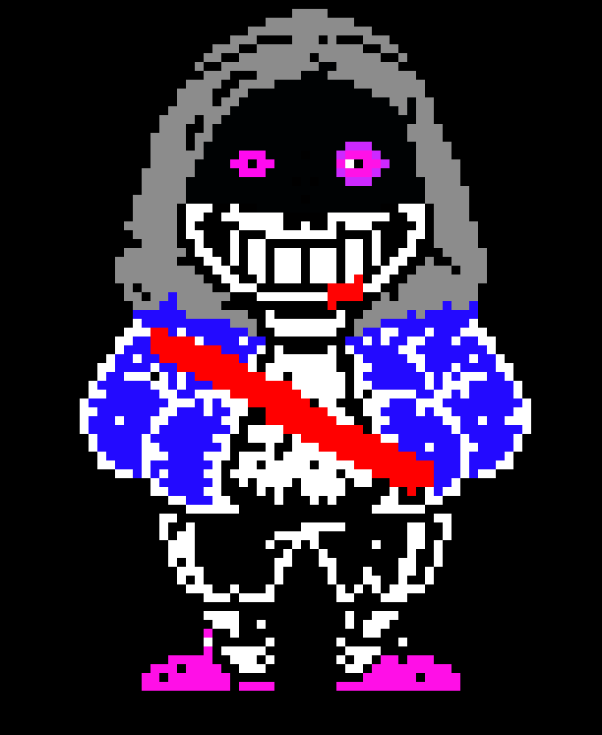 [c0742c] HyperDust!Sans Battle Sprite