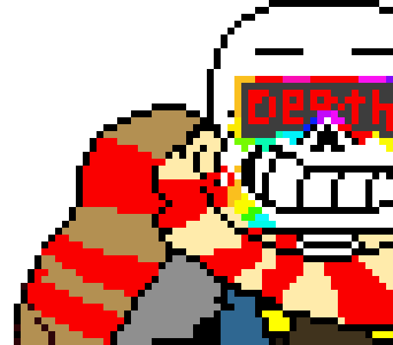 [86ff52] If he was also redhotsonic he’s dead meat - Fresh!Ink sans