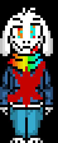 [2b9834] last breath Storyshift Asriel:(i made more sprites for azzy